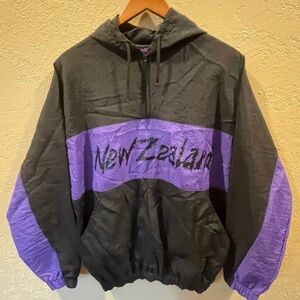 90s Vintage New Zealand MIKA Pullover Windbreaker
